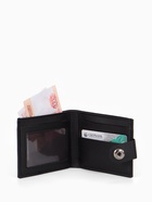 Портмоне мужское на магните, отдел для купюр, для карт, чёрное - Фото 5