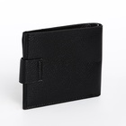 Портмоне мужское на магните, три отделения, флотер, чёрное - Фото 6