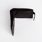 Портмоне мужское на магните, отдел для купюр, для карт, флотер, коричневое - Фото 3