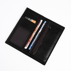 Портмоне мужское, без застежки, 3 отделения, чёрное - Фото 3