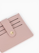 Картхолдер с монетницей на молнии, цвет розовый - Фото 4