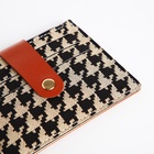 Картхолдер с монетницей на молнии, бежевый - Фото 3