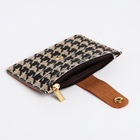 Картхолдер с монетницей на молнии, бежевый - Фото 2