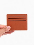 Картхолдер, на 6 карт, отделение для купюр, рыжий - Фото 2