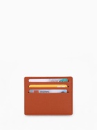 Картхолдер, на 6 карт, отделение для купюр, рыжий - Фото 6