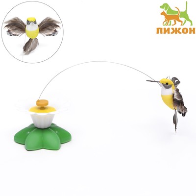 Интерактивная игрушка-дразнилка для кошек «Колибри»