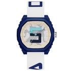 Часы наручные d-4.6 см, водонепроницаемые, ремешок силикон, синий циферблат - фото 301051739