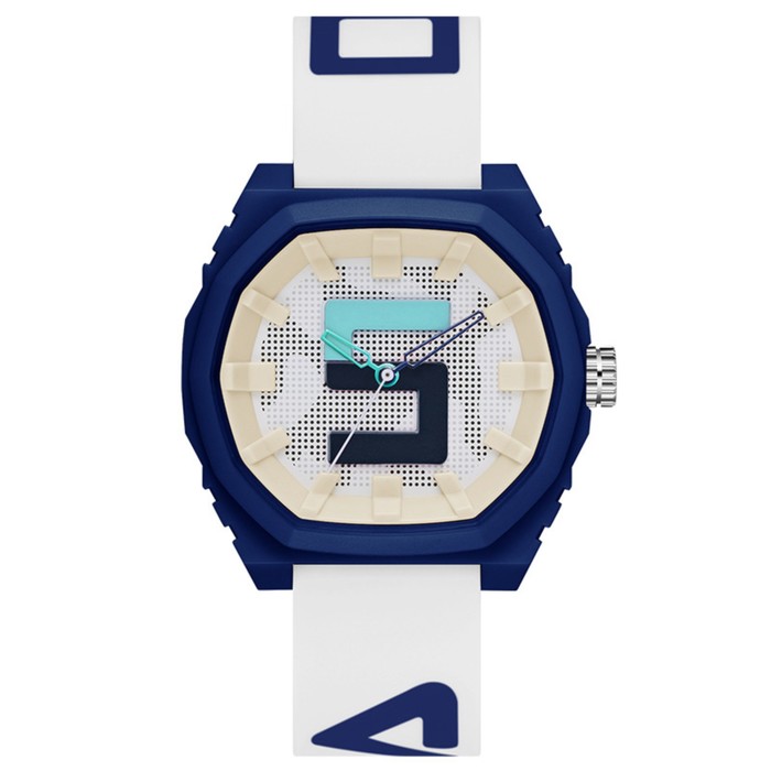 Часы наручные d-4.6 см, водонепроницаемые, ремешок силикон, синий циферблат - Фото 1