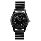Часы наручные женские, d-2.8 см, ремешок металл, черные - фото 3248809