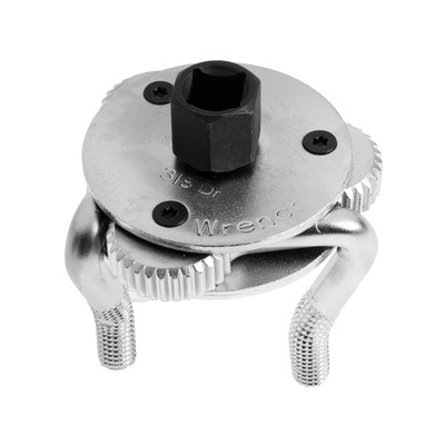 Съемник масляного фильтра ТУНДРА, круглые зажимы, тип «краб», под квадрат 1/2", 43 - 102 мм