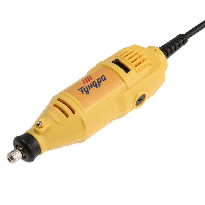 Гравер электрический ТУНДРА, 220 В, 135 Вт, 8000-35000 об/мин, цанга 3.2 мм, 5 скоростей - Фото 1