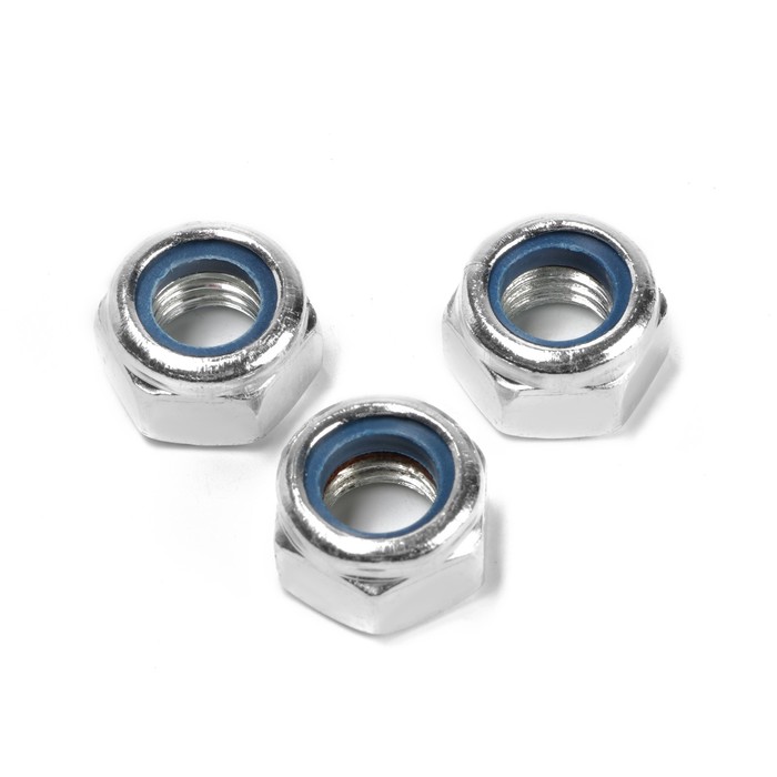 Гайка ТУНДРА, самоконтрящаяся, DIN 985, класс прочности 8, оцинкованная, M14, 1 кг - Фото 1