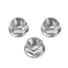 Гайка ТУНДРА, с фланцем, DIN 6923, класс прочности 8, оцинкованная, М8, 1 кг - Фото 1