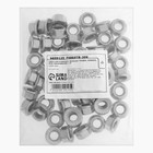 Гайка ТУНДРА, с фланцем, DIN 6923, класс прочности 8, оцинкованная, М12, 1 кг - Фото 4