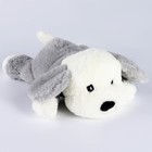Мягкая игрушка "Собачка", 22  см, цвет серый - фото 109433556