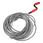 Трос сантехнический ZEIN engr, оцинкованный, с вращающейся ручкой, d=9 мм, L=15 м - Фото 5