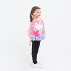 Рюкзак детский на молнии, 3 наружных кармана, цвет розовый - фото 9740209