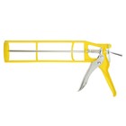 Пистолет для герметика ТУНДРА, пластиковый скелетный корпус, круглый шток, 225 мм - Фото 2