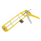 Пистолет для герметика ТУНДРА, пластиковый скелетный корпус, круглый шток, 225 мм - Фото 3