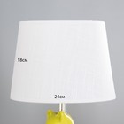 Настольная лампа "Кошечка" Е27 40Вт бело-фисташковый 25х25х46 см RISALUX - Фото 3