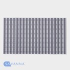 Коврик противоскользящий в ванну на присосках SAVANNA, 40×68 см, цвет серый - фото 320576782