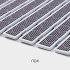 Коврик противоскользящий в ванну на присосках SAVANNA, 40×68 см, серый - Фото 3