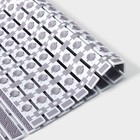 Коврик противоскользящий в ванну на присосках SAVANNA, 40×68 см, серый - Фото 5