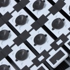 Коврик противоскользящий в ванну на присосках SAVANNA, 40×68 см, цвет чёрный - Фото 5