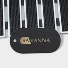 Коврик противоскользящий в ванну на присосках SAVANNA, 40×68 см, цвет чёрный - Фото 8