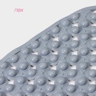 Коврик противоскользящий в ванну Доляна «Колли», на присосках, 39×70 см, цвет серый - Фото 4