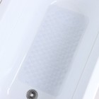 Коврик противоскользящий СПА в ванну на присосках Доляна «Дороти», 35×68 см, прозрачный - фото 7877324