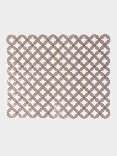 Коврик в раковину Доляна «Кико», 24×30 см, серый