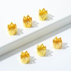 Заколки пирсинг для волос Princess, 6 шт., 0.9×1×0.9 см - Фото 3