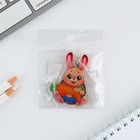 Брелок для ключей детский акриловый «Зайка», 3.5×10 см - Фото 5