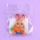 Брелок для ключей детский акриловый «Зайка», 3.5×10 см - Фото 6