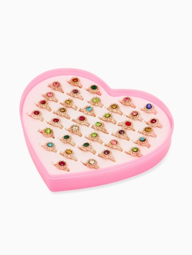 Кольцо «Выбражулька» орбита, МИКС в золоте, безразмерное (комплект 36 шт)