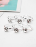 Кольцо «Выбражулька. Как у мамы», белое в серебре, безразмерное - Фото 5