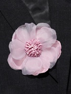 Брошь-заколка текстильная «Цветок» анютины глазки, цвет пыльно-розовый - Фото 6
