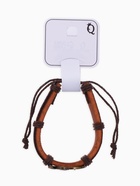 Браслет кожаный «Стиль. Сова», d=6 см, коричневый в чернёном золоте - Фото 6