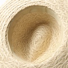 Шляпа женская летняя с бусами MINAKU, бежевая, размер 56-58 - Фото 8