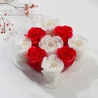 Мыльные лепестки "Красные и белые розы" набор 9 шт 4,5х12,6х12,6 см - Фото 2