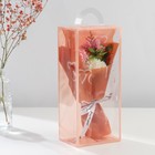 Букет из мыльных лепестков для ванны «Гвоздики», подарочный, 11×8×25 см - Фото 1