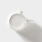 Кружка керамическая с крышкой и ложкой «Кошечка», 350 мл, цвет белый - Фото 7