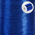 Нить металлизированная, 91 ± 1 м, синяя, цена за 1 штуку - Фото 2