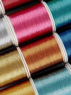 Нитки металлизированные, 91±1 м, набор 12 шт., разноцветные - Фото 3