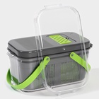 Овощерезка универсальная Chopper, 22 в 1, серая, зелёная - Фото 21