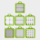 Овощерезка универсальная Chopper, 22 в 1, серая, зелёная - Фото 8