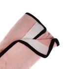 Накладная подушка на ремень безопасности, 28 см, розовая - Фото 2