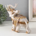 Сувенир полистоун "Белый слон в попоне с золотом" МИКС 16,5х8х17,5 см - Фото 3