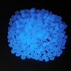 Декор для интерьера, 300 шт, светящийся, 14 х 11 мм, голубой - фото 25371335